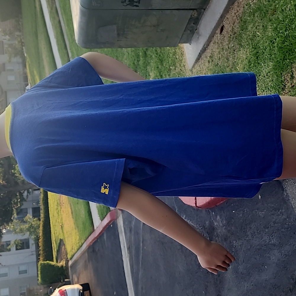 Starter LOS ANGELES RAMS Blue and Yellow Sweatshirt 2XL NWT - Picture 3 of 5